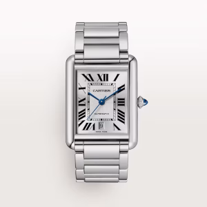 Cartier Tank Must Steel Silver Dial 36mm